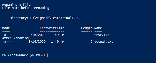 rename multiple folder with powershell