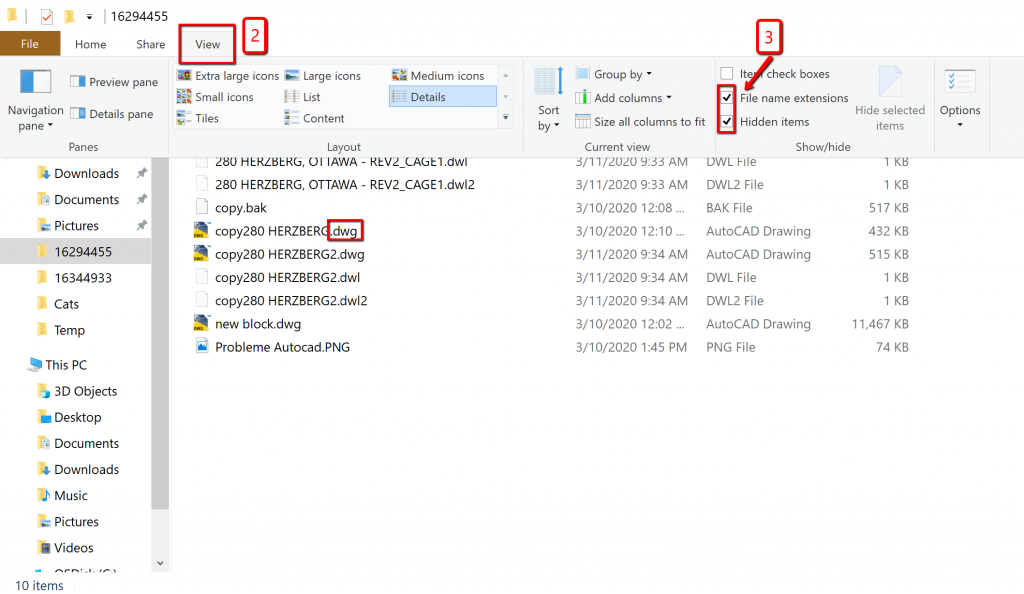 How to Show or Hide File Extension in Windows