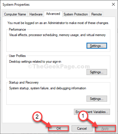 Disable windows visual effects