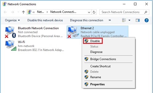 Reduce the number of network connections