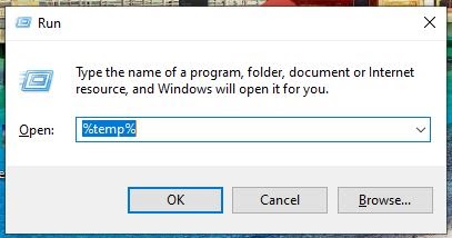 delete the local temp file