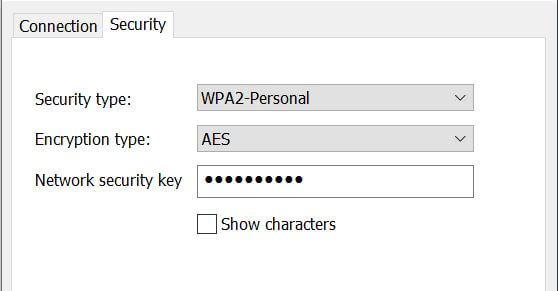 Use a strong WiFi security standard