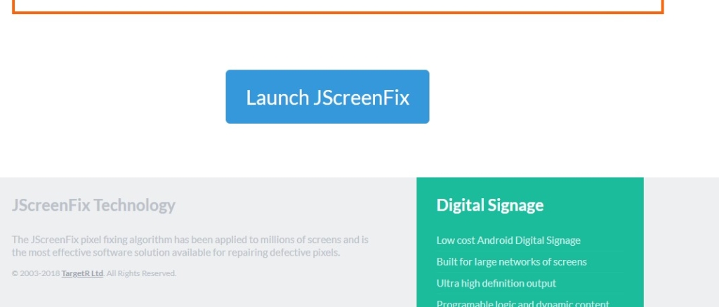 JScreenFix Online Tool